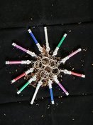 12 pack mini key chain one hitter pipes