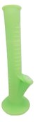 14 inch one part silicone water pipe with glass down-stem glass bowl and ice catcher - Green