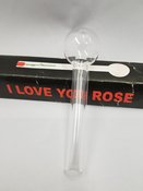 4 inch Love Rose with Bubble Bowel End (24 Pack)