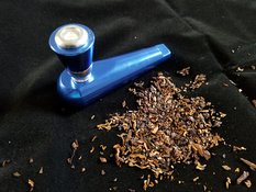 VAPOR BUDDY VAPORIZER SMOKING PIPE - BLUE